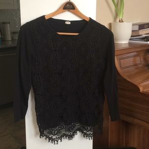 Lace and Long Sleeve | J.Crew